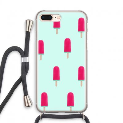 Waterijsje: iPhone 8 Plus Transparant Hoesje met koord
