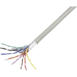 Conrad Components 1226969 Telefoonkabel J-Y(ST)Y 8 x 2 x 0.60 mm Grijs 10 m