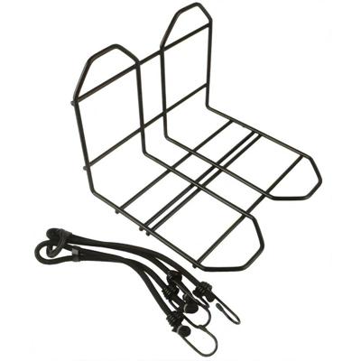 Basil Bagagerekje 28 cm staal zwart