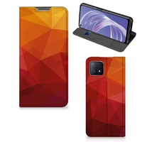 Stand Case voor OPPO A73 5G Polygon Red - thumbnail