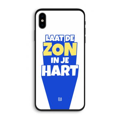 Laat de zon in je hart: iPhone X Biologisch afbreekbaar hoesje