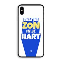 Laat de zon in je hart: iPhone X Biologisch afbreekbaar hoesje