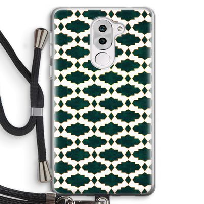 Moroccan tiles: Honor 6X Transparant Hoesje met koord