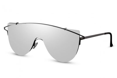 CWI zonnebril unisex piloot cat.3 zilver/zwart (CWI2114) CWI zonnebril unisex piloot cat.3 zilver/zwart (CWI2114)