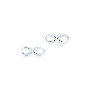 New Bling 9NB-0383 Oorknoppen Infinity zilver 8 x 3 mm zilverkleurig