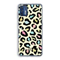 Leopard pattern: Motorola Moto G9 Plus Transparant Hoesje
