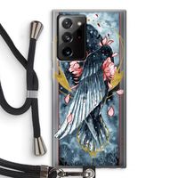 Golden Raven: Samsung Galaxy Note 20 Ultra / Note 20 Ultra 5G Transparant Hoesje met koord