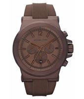 Horlogeband Michael Kors MK8216 Silicoon Bruin 22mm - thumbnail