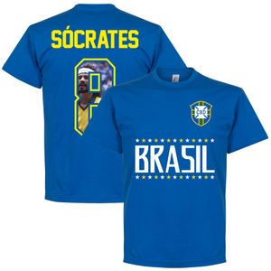 Brazilië Socrates 8 Gallery Team T-Shirt