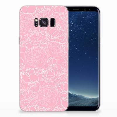 Samsung Galaxy S8 Plus | TPU Case | White Flowers