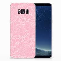 Samsung Galaxy S8 Plus | TPU Case | White Flowers