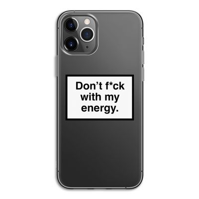 My energy: iPhone 11 Pro Transparant Hoesje