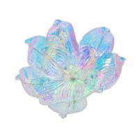 Decoris Bloem op clip magnolia iriserend dia13cm