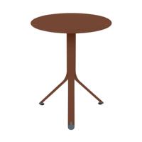 Fermob Rest'o tuintafel Ø60 cm Red Ochre