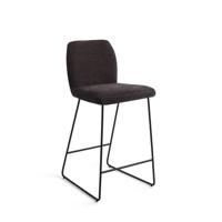 Jesper Home Barkruk 'Ikata' Slide Black, kleur Almost Black (zithoogte 65cm) - thumbnail