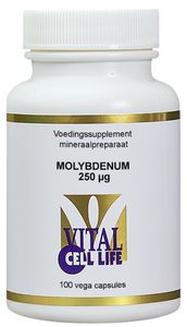 Vital Cell Life Molybdenum 250 mcg Capsules