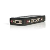StarTech.com 4-poort USB KVM-switch Zwart met Audio en Bekabeling - thumbnail