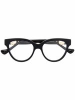 Gucci Eyewear lunettes de vue à plaque logo - Noir