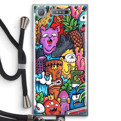 Vexx Mixtape: Sony Xperia XZ1 Transparant Hoesje met koord