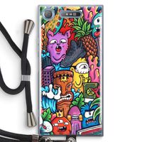 Vexx Mixtape: Sony Xperia XZ1 Transparant Hoesje met koord