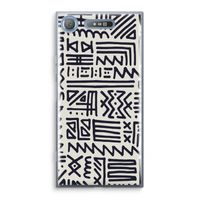 Marrakech print: Sony Xperia XZ1 Transparant Hoesje - thumbnail