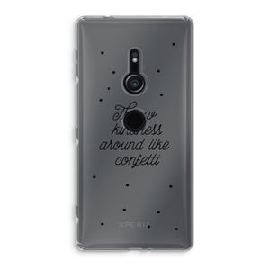 Confetti: Sony Xperia XZ2 Transparant Hoesje