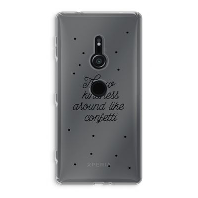 Confetti: Sony Xperia XZ2 Transparant Hoesje