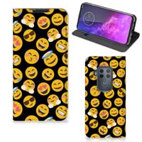 Motorola One Zoom | Hoesje met Magneet | Emoji