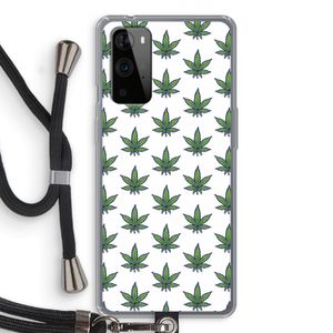 Weed: OnePlus 9 Pro Transparant Hoesje met koord