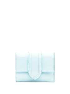 Jacquemus portefeuille Le Compact Bambino en cuir - Bleu