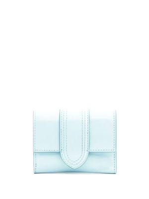 Jacquemus portefeuille Le Compact Bambino en cuir - Bleu