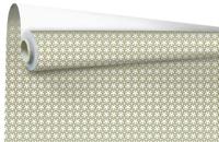 Cadeaupapier 50cm dessin Authentic wit/goud