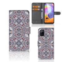Samsung Galaxy A31 | Bookcase | Flower Tiles