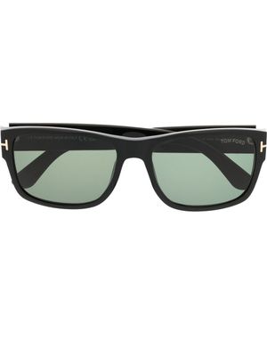 TOM FORD Eyewear lunettes de soleil teintées à monture carrée - Noir