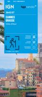 Wandelkaart 3643ET Cannes / Grasse / Côte d'Azur | IGN - Institut Géographique National