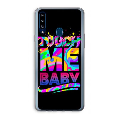 Touch Me: Samsung Galaxy A20s Transparant Hoesje