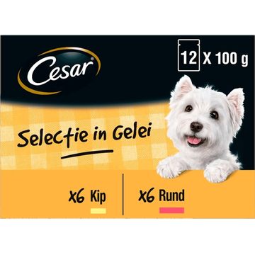 Cesar Selectie in Gelei 12 x 100 g bij Jumbo