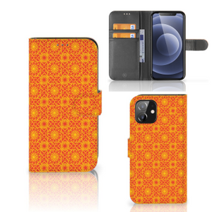 iPhone 12 | 12 Pro (6.1") Telefoon Hoesje Batik Oranje