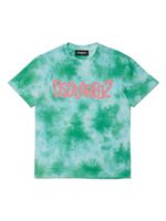 DSQUARED2 KIDS t-shirt en coton à imprimé tie dye - Vert - thumbnail