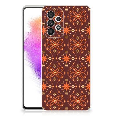 Samsung Galaxy A73 5G | TPU bumper | Batik Brown