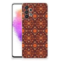 Samsung Galaxy A73 5G | TPU bumper | Batik Brown