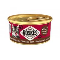 Voskes Jelly tonijn met tandbrasem natvoer kat (24x85 g) 2 trays (48 x 85 g) - thumbnail