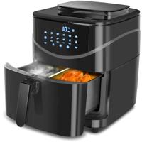 Airfryer Heteluchtfriteuse 7 Liter Zwart met Timer