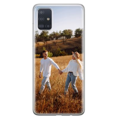 Samsung Galaxy A51 siliconen hoesje - Softcase met foto