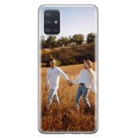 Samsung Galaxy A51 siliconen hoesje - Softcase met foto