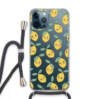 Citroenen: iPhone 13 Pro Max Transparant Hoesje met koord