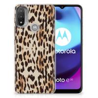 Motorola Moto E20 | E40 | TPU Hoesje | Leopard