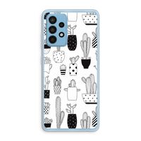 Cactusmotief: Samsung Galaxy A52 Transparant Hoesje