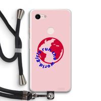 Run The World: Pixel 3 XL Transparant Hoesje met koord