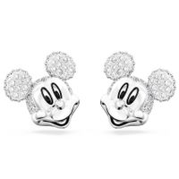 Swarovski 5668781 Oorknoppen Disney Mickey Mouse zilverkleurig-wit 17 mm